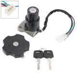 Ignition Key Switch Fuel Cap Lock Set For Yamaha DT200WR DT200 WR 1991-1994