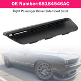 Right Passenger Side Hood Bezel 68184546AC For Dodge Challenger 2015-2023