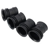 4x Air Box Rubber Adapter Boot Set For Kawasaki KZ900 KZ1000 KZ1000K LTD Z1 Z1R
