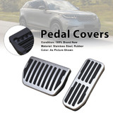 Pedal Set Pedals Pedal Caps For Jaguar F-Pace XE XF 2016-2024 Automatic