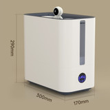 9.8L Large Capacity Humidifier 800ml/h Nano Four-Spray 50H Runtime 34dB Ultra-Quiet Top-Fill Smart Display with Timer & Auto Shut-Off