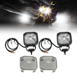 Square Spot Auxiliary Lamp ValueFit 3.6" 12/24V 60W 5700LM 5700K For HELLA