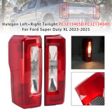 Halogen Left+Right Tailight PC3Z13405D PC3Z13404D For Ford Super Duty 2023-2025