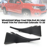 Windshield Wiper Cowl Side End Air Inlet Panel Trim For Chevrolet Colorado