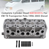 Complete Cylinder Head 028103351L For VW T4 Transporter Polo 1996-2003 Diesel