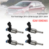 4Pcs Fuel Injector For Ford Edge 2015-2018 Escape 2017-2019 0261500365