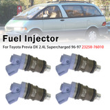 4Pcs Fuel Injector For Toyota Previa DX 2.4L Supercharged 96-97 23250-76010