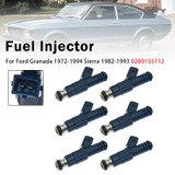 6Pcs Fuel Injector For Ford Granada 1972-1994 Sierra 1982-1993 0280155712