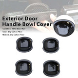 Carbon Fiber Exterior Door Handle Bowl Cover Fit Mercedes Benz W464 2019-2023