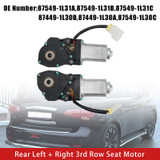 Rear Left+Right 3Rd Row Seat Motor 87449-1L30B For Infiniti QX56 QX80 2011-2017