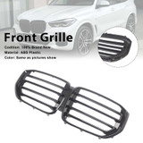 Sport Style Front Kidney Grille Grill Fit BMW X5 G05 2019-2022 Gloss Black