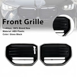 M50-Style Front Bumper Grill Grille Fit BMW X3 G45 2025+ Black W/LED Light