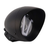 40W 5.75" Beam Headlight Fog Lamp Custom 4000Lm Black Fits For Racer Bobber