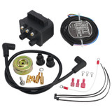Complete Single Fire Ignition Kit For Big Twin EVO Shovel & Sportster XL 70-03