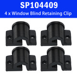4 x Window Blind 4460003155 Part Retaining Clip SP104409 for Dometic Seitz