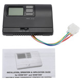 8330D3351 Digital Thermostat Rv Thermostat Heat/Cool Wall-Mount BLK For Coleman