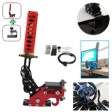 14Bit PC USB3.0 SIM Handbrake Sword Hilt for Racing Games Steering Wheel Stand