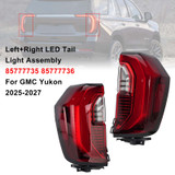 Left+Right LED Tail Light Assembly 85777735 85777736 For GMC Yukon 2025-2027