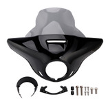 Windshield Headlight Fairing fit for CMX1100 Rebel 21-24 Gloss Black+Gray