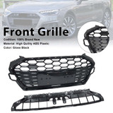 RS4?Style Front Bumper Grille Grill 8W0853651D Fit Audi A4 S4 B9.5 2020?2022
