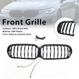 Front Kidney Grill Grille Fit BMW 5 Series G30 G38 2021-2024 W/LED
