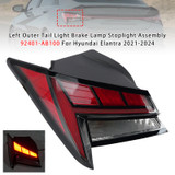Left Outer Tail Light Brake Lamp Stoplight 92401-AB100 For Hyundai Elantra