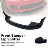 Front Bumper Spoiler Lip Splitter Fit MINI COOPER JCW R55 R56 R57 2006-2013