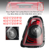 Rear Right Tail Lamp Black Line Retrofit Kit For Mini R56 2010-2013
