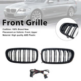 Front Bumper Grill Grille Fit BMW 5 Series F10 F11 2010-2016 W/LED