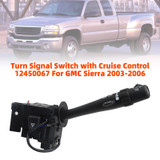 Turn Signal Switch with Cruise Control 12450067 For GMC Sierra 2003-2006