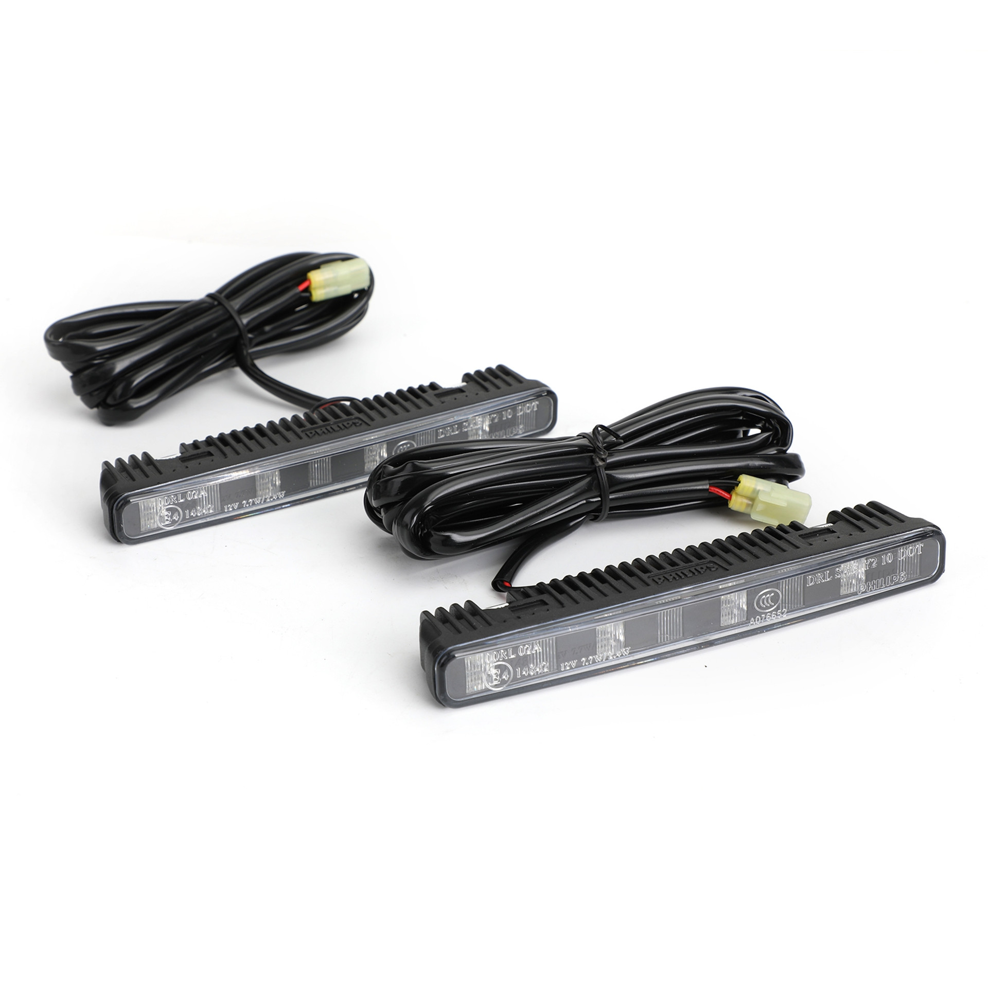 Pair Philips Universal DayLight 8 LED Daytime Running Light 6000K DRL