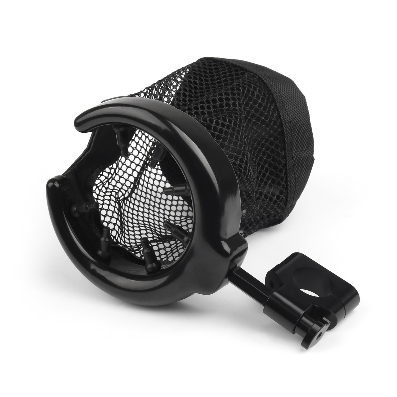 1" Handlebar Cup Holder Universal Metal Drink Holder Fit Harley, Chrome