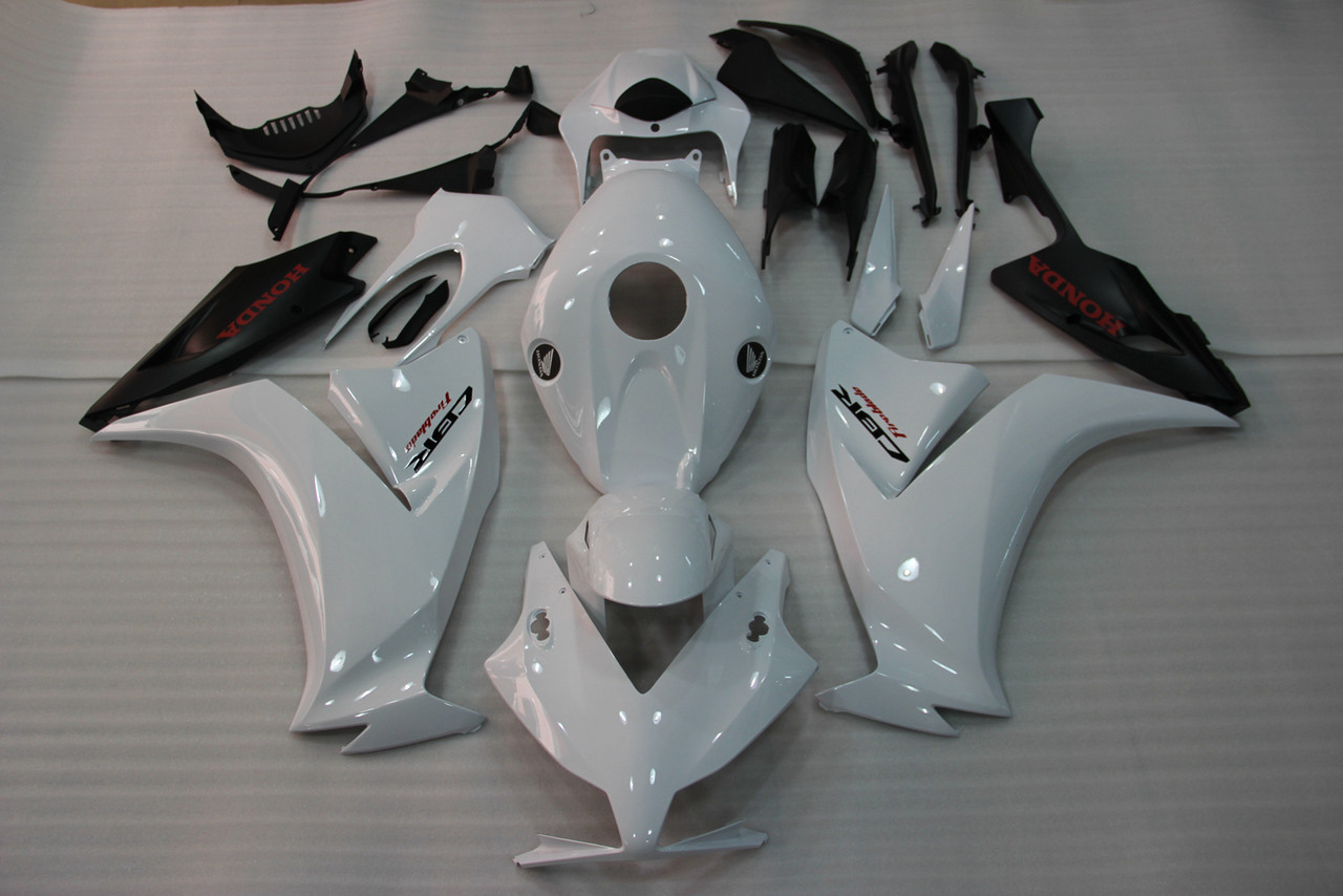 2012-2016 Honda CBR1000RR Amotopart Fairings White CBR Racing Customs ...
