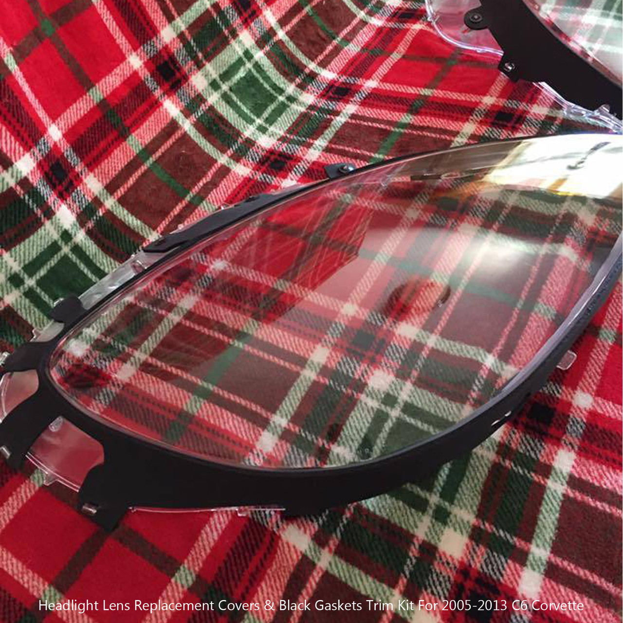 Headlight Lens Replacement Trim Gaskets for Corvette C6 20052013