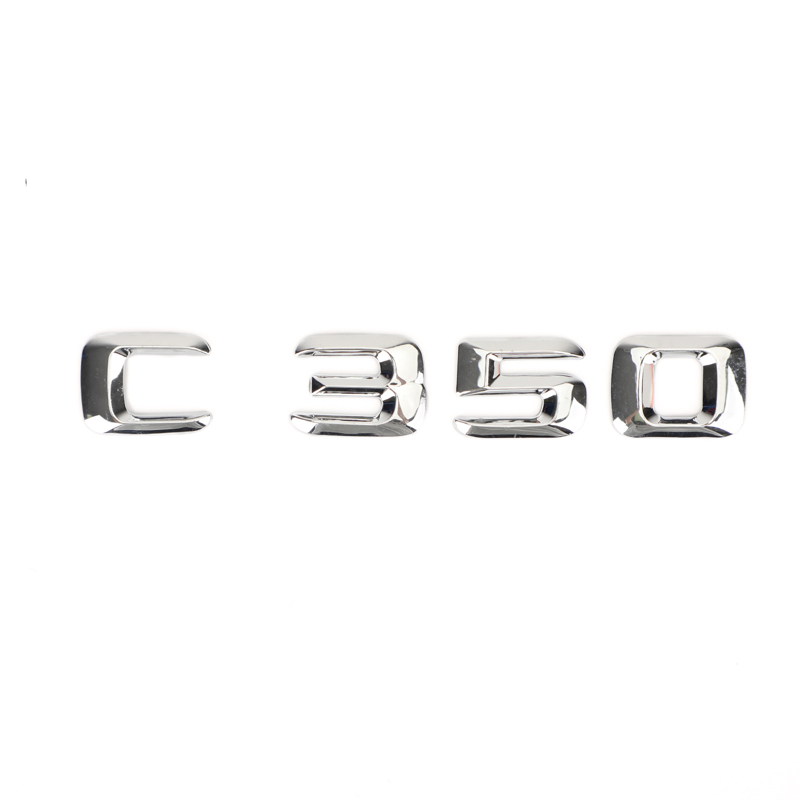Letter 35T Sticker Rear Decal Emblem for Jaguar F-PACE, Chrome Generic ...