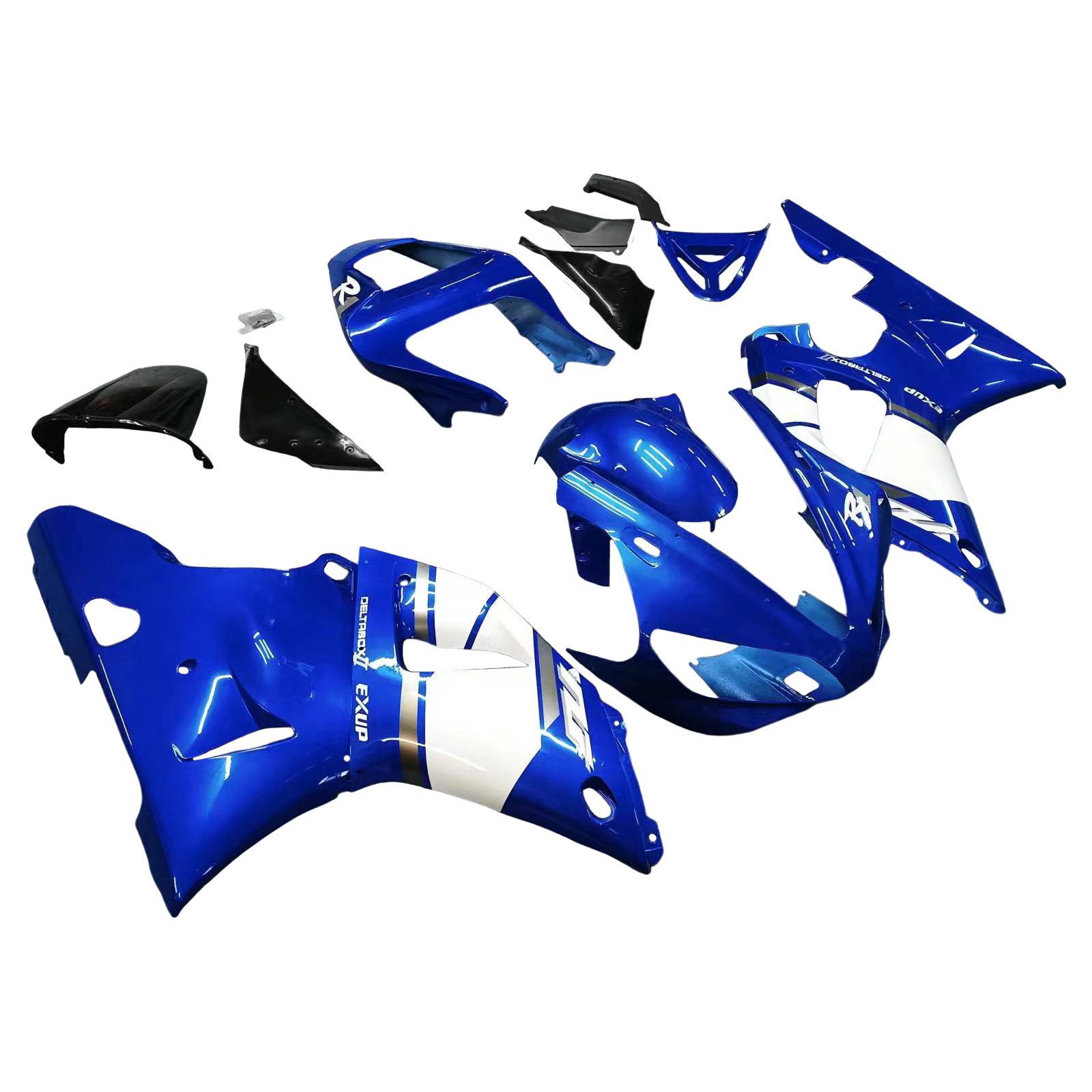 2000-2001 Yamaha YZF R1 Amotopart USA Stock ABS Injection Plastic Kit ...