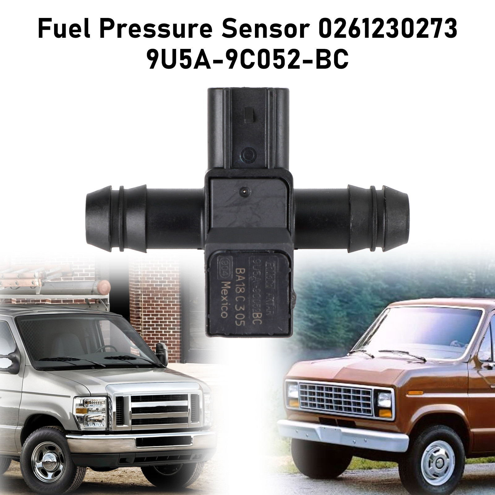 Fuel Pressure Sensor 0261230273 9U5A-9C052-BC For Ford Escape Explorer ...