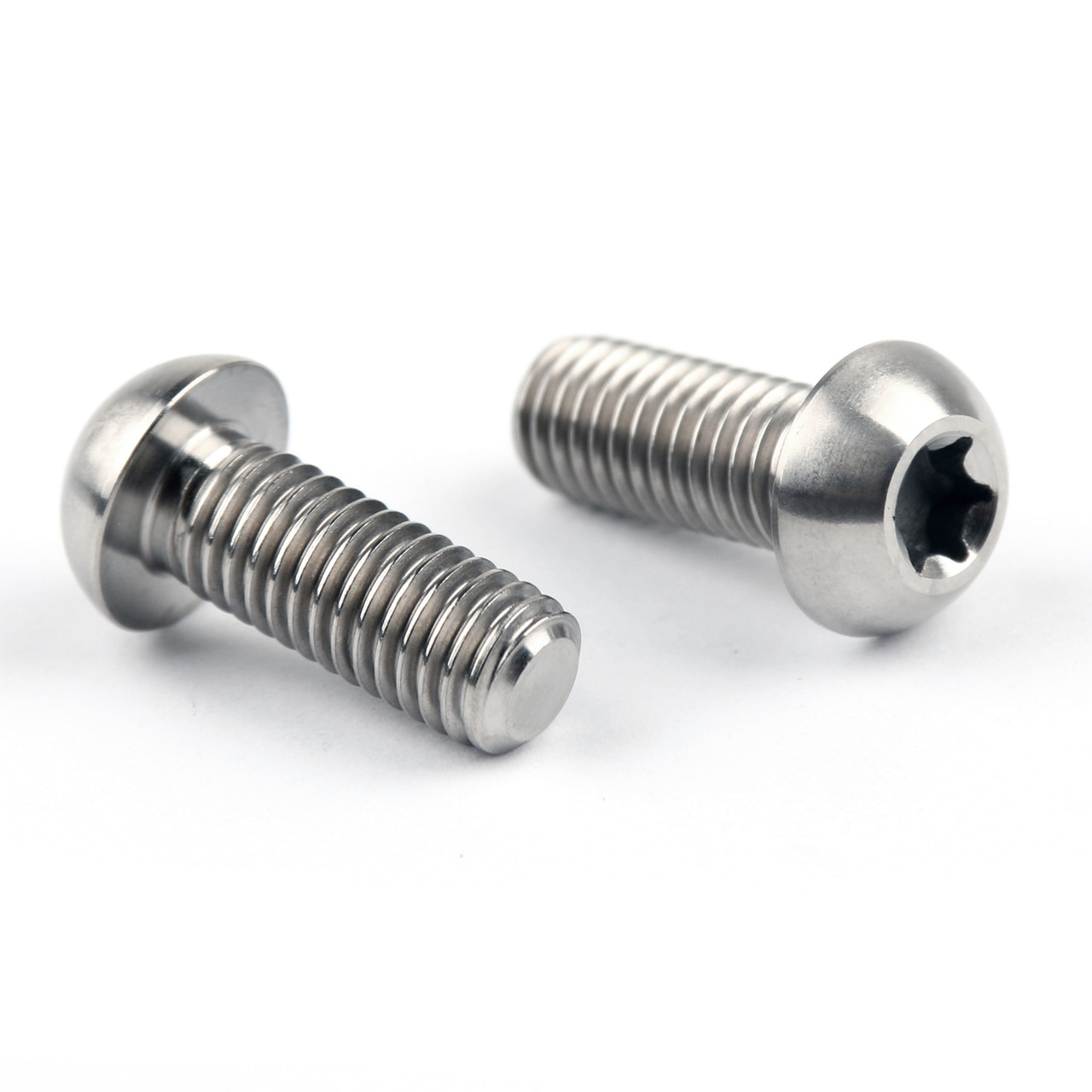MadHornets M8 X 20mm Titanium Color Brake Rotor Bolts For Ducati, 12-Piece Set, TC4 Material