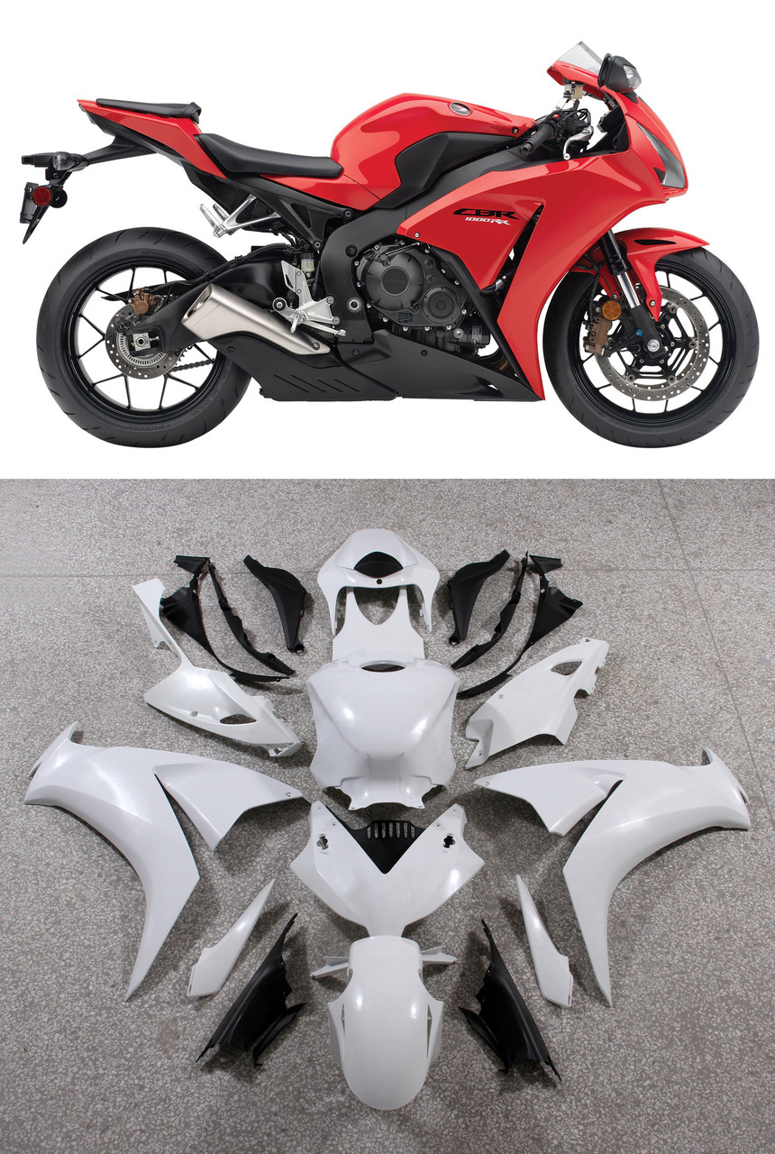 20122016 Honda CBR1000RR Amotopart Fairings Black CBR Racing Customs