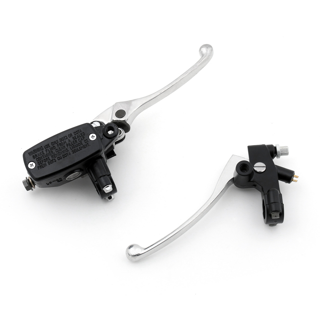 7/8" Handlebar Reservoir Brake Clutch Levers Honda CB400 500 600F 750