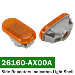 Side Repeaters Indicators Light Shell Case for Nissan March Micra 26160-AX00A