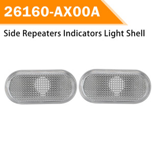 Side Repeaters Indicators Light Shell Case for Nissan March Micra 26160-AX00A