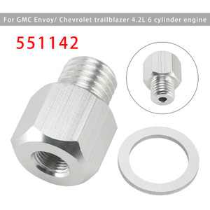 Oil Pressure Sensor Gauge Adapter Male M16-2.0 Adapter Female 1/8-27 NPT 551142
