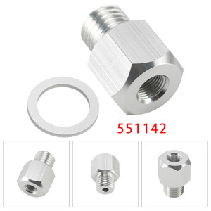 Oil Pressure Sensor Gauge Adapter Male M16-2.0 Adapter Female 1/8-27 NPT 551142