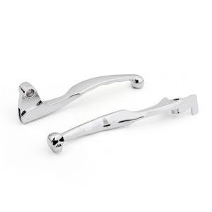 Skull Style Brake Clutch Levers Set Suzuki Marauder 800 (1997-2004) Chrome