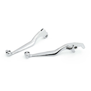 Skull Style Brake Clutch Levers Set Honda Shadow 1100 (1997-2007) Chrome