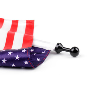 Flag Pole Mount Luggage Rack Vertical USA Harley-Davidson Touring Road King Glide & FLHT, Black