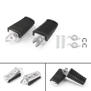 Foot Pegs Front Footrest for Yamaha XV125 VIRAGO 125 (97-00) XV250 VIRAGO 250 (88-13) XV400 VIRAGO 400 (91-94) XV535 VIRAGO 535 (88-01)