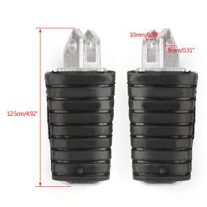 Foot Pegs Front Footrest for Yamaha XVS400 DRAG STAR (96-12) XVS650 V-STAR/ DRAG STAR (97-12) XVS250 DRAG STAR 250 (00-12)