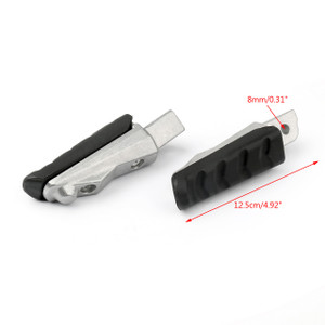 Front & Rear Footrest Pedals Foot Pegs For BMW F800GT (11-13) F800S (04-08) F800ST (04-12)
